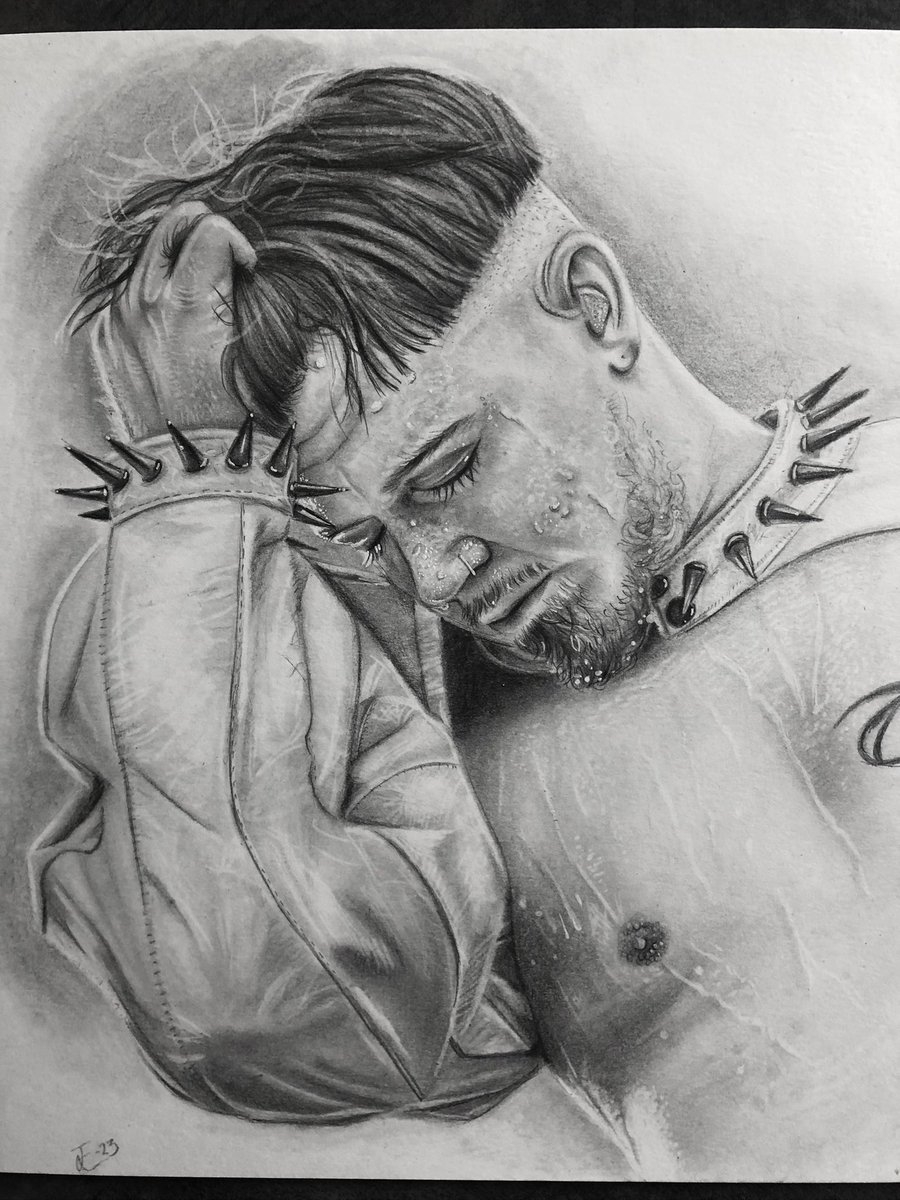 Finished käärijä drawing🖤