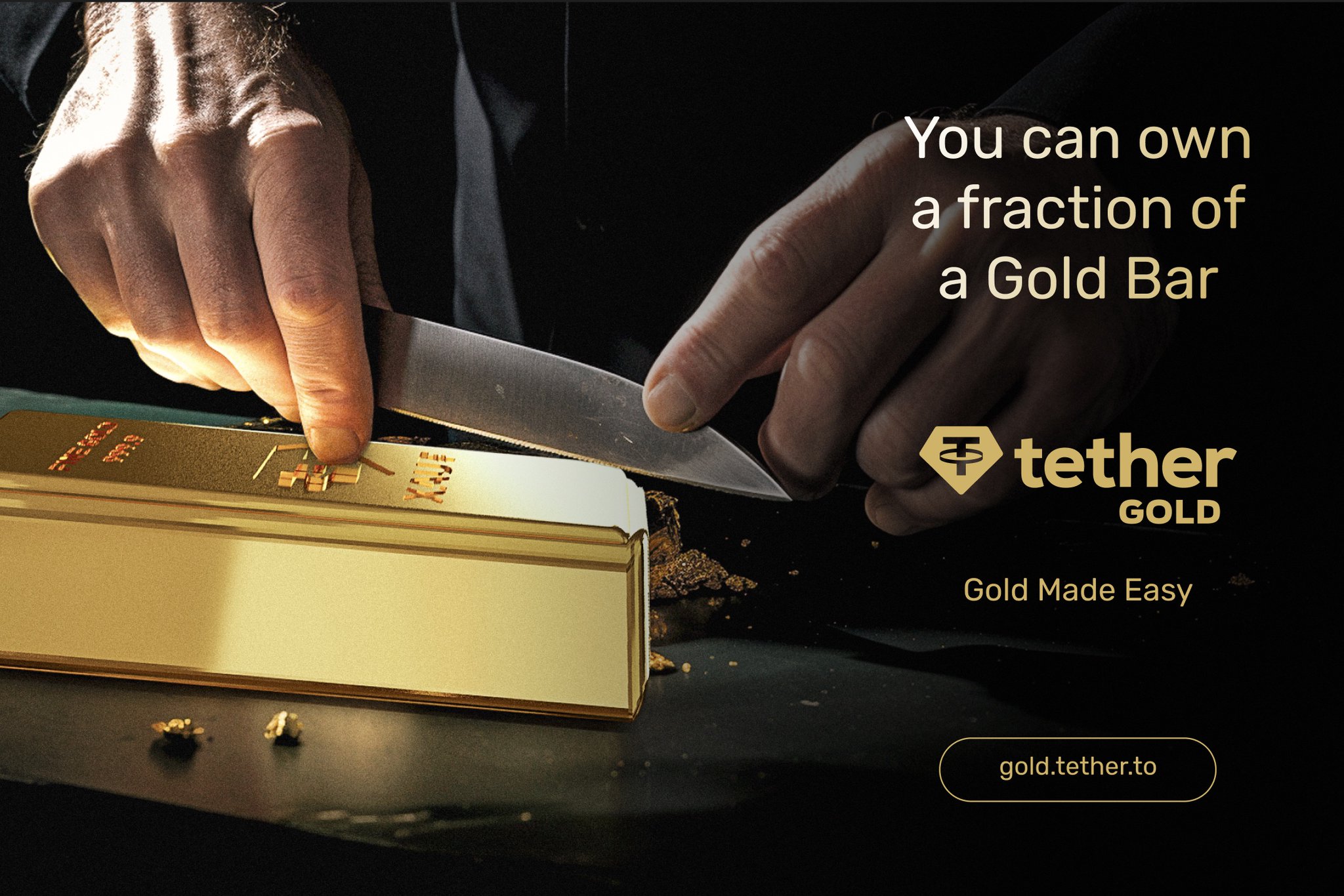 Tether Gold on Twitter: "Gold has never been more divisible. Now you ...