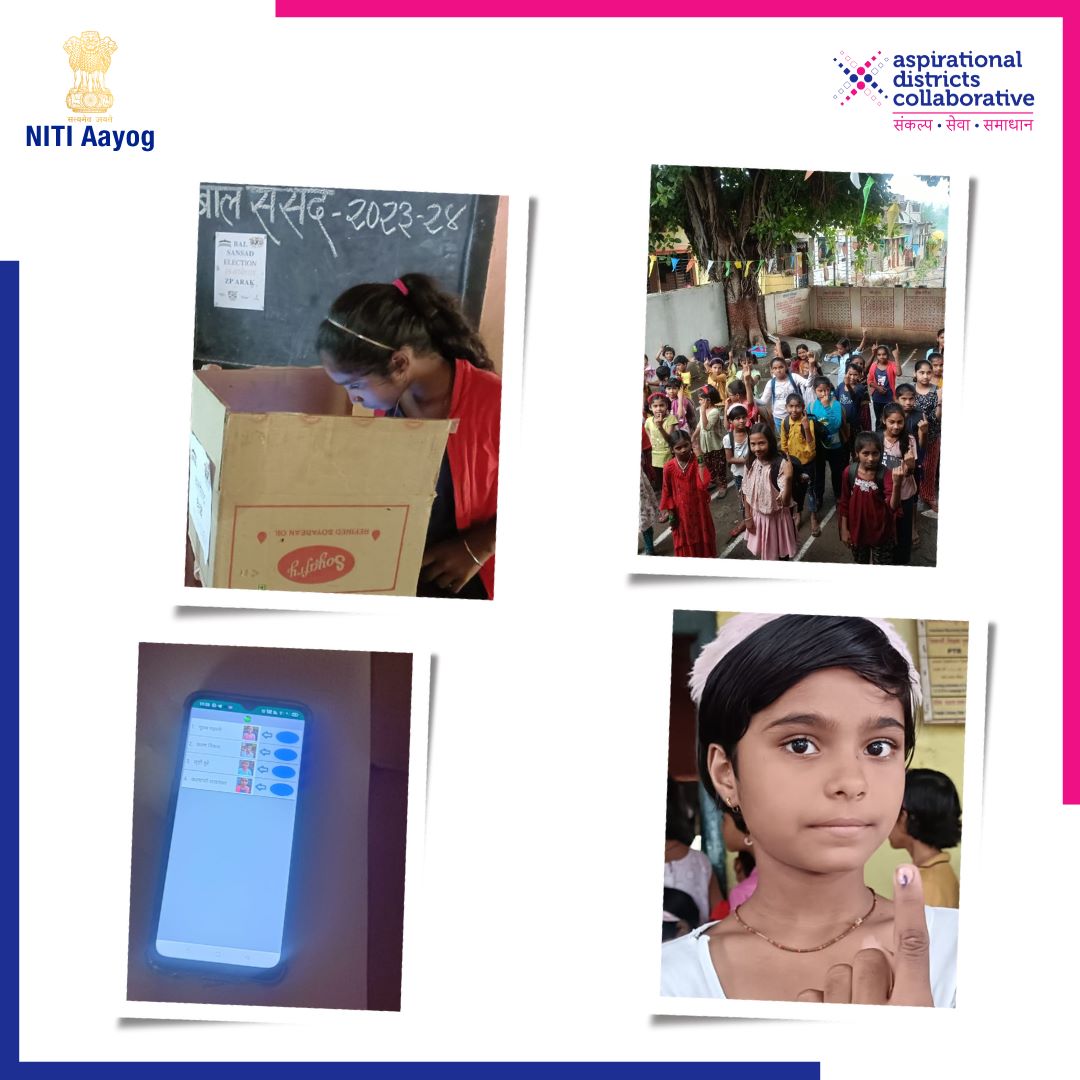 Aspirational Bharat Collaborative (@bharatcollab) on Twitter photo Empowering future leaders! #BalSansad in Aarak village, Maharashtra, witnessed students learning about democracy through mock #elections. A step towards an inclusive, enjoyable and safe school environment. #LeadershipDevelopment #SDG4 <a href="/NITIAayog/">NITI Aayog</a> <a href="/SpokespersonECI/">Spokesperson ECI</a> <a href="/CMOMaharashtra/">CMO Maharashtra</a> Empowering future leaders! #BalSansad in Aarak village, Maharashtra, witnessed students learning about democracy through mock #elections. A step towards an inclusive, enjoyable and safe school environment. #LeadershipDevelopment #SDG4 <a href="/NITIAayog/">NITI Aayog</a> <a href="/SpokespersonECI/">Spokesperson ECI</a> <a href="/CMOMaharashtra/">CMO Maharashtra</a>