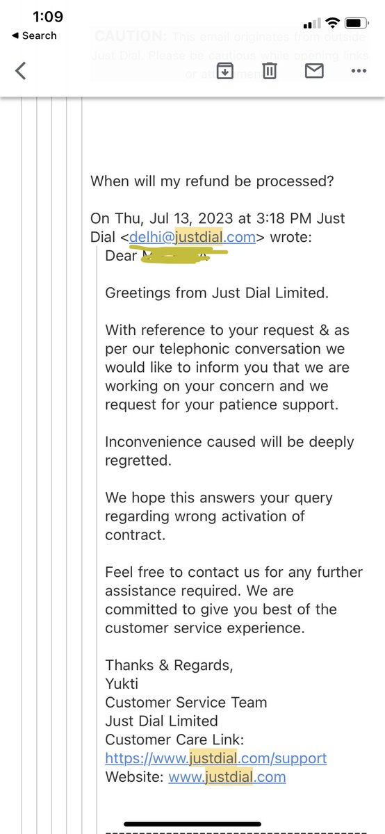 reprapr's tweet photo. Is it just me or @jd_justdial is doing fraud to other business owners in India. The sales associate took the money, started not responding, have reached out to the company over a month ago without any response! Am I alone or is the fraud in grand scale? https://t.co/2mKfi6lnVW