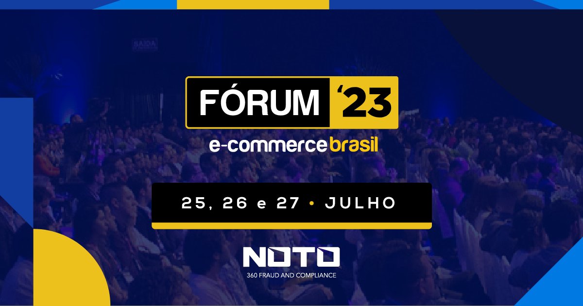 Notolytix's tweet photo. Entusiasmados para o Fórum E-Commerce Brasil 2023 na próxima semana! Junte-se a nós e à NOTO - 360 Prevenção de Fraude, AML e Compliance para insights valiosos e networking. #FórumEcommerce #EcommerceBrasil #InsightsEcommerce #AnáliseDeDados #Fraude #AML https://t.co/fatuNtLqtC