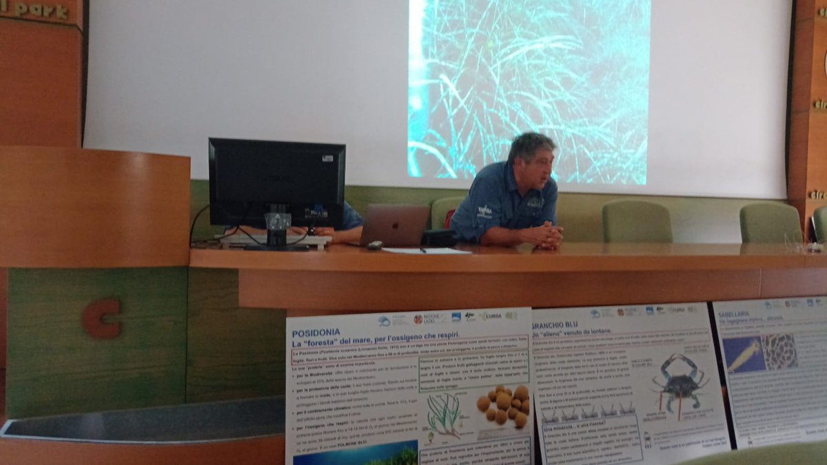 🔸In costante aumento il numero di granchi blu
🔸Rilevate le bio-costruzioni del polichete Sabellaria alveolata
🔸 Monitorata la prateria di Posidonia 
Con l’evento a Sabaudia sono terminate le attività di ricerca e di monitoraggio del progetto #INBLU 
<a href="/Parco_Circeo/">Parco del Circeo</a> <a href="/pofeamp/">PO FEAMP 2014-2020</a>