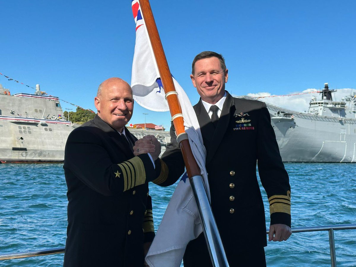 The <a href="/TalismanSabre/">Talisman Sabre</a> opening ceremony was held on HMAS Canberra today and attended by Aus Deputy Prime Minister and Defence Minister, <a href="/RichardMarlesMP/">Richard Marles</a>; U.S. <a href="/SECNAV/">Secretary of the Navy John C. Phelan</a>, Carlos Del Toro; Chief of Joint Operations, Lieutenant General Bilton; and Commanding General, Major General Helwig.