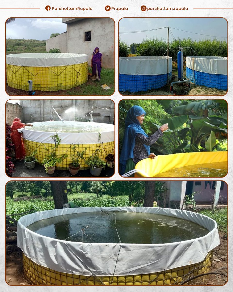PRupala's tweet photo. Game Changer in Recirculating Aquaculture System! 

The innovative solar-enabled Mini RAS in convergence with the PMMSY having production capacity upto 800 Kg has been successfully completed by Centre for Aquatic livelihood Jaljeevika, in Madhya Pradesh. https://t.co/6p8ZyDhO6I