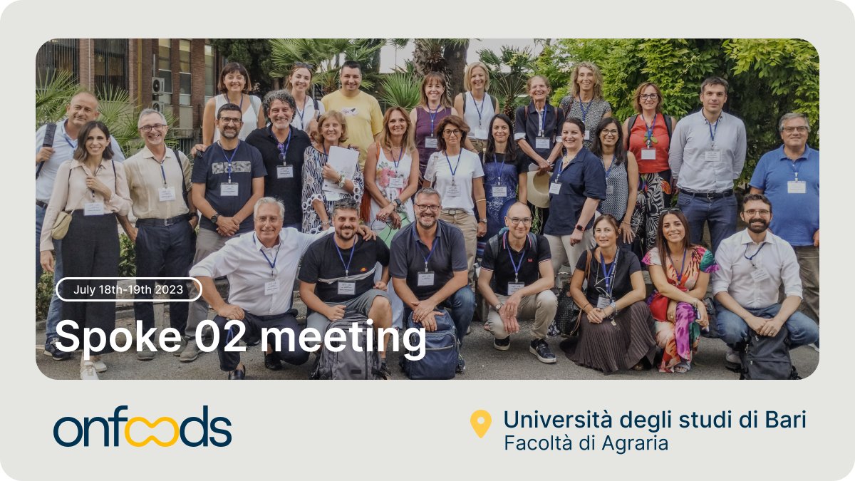 OnFoods_fndn's tweet image. 🌟 Here is a snapshot of the Spoke 02 team, taken during our July 18 project kickoff meeting at @unibait ! 🔥 #Teamwork #ProjectKickoff #Memories #Spoke02.&quot;