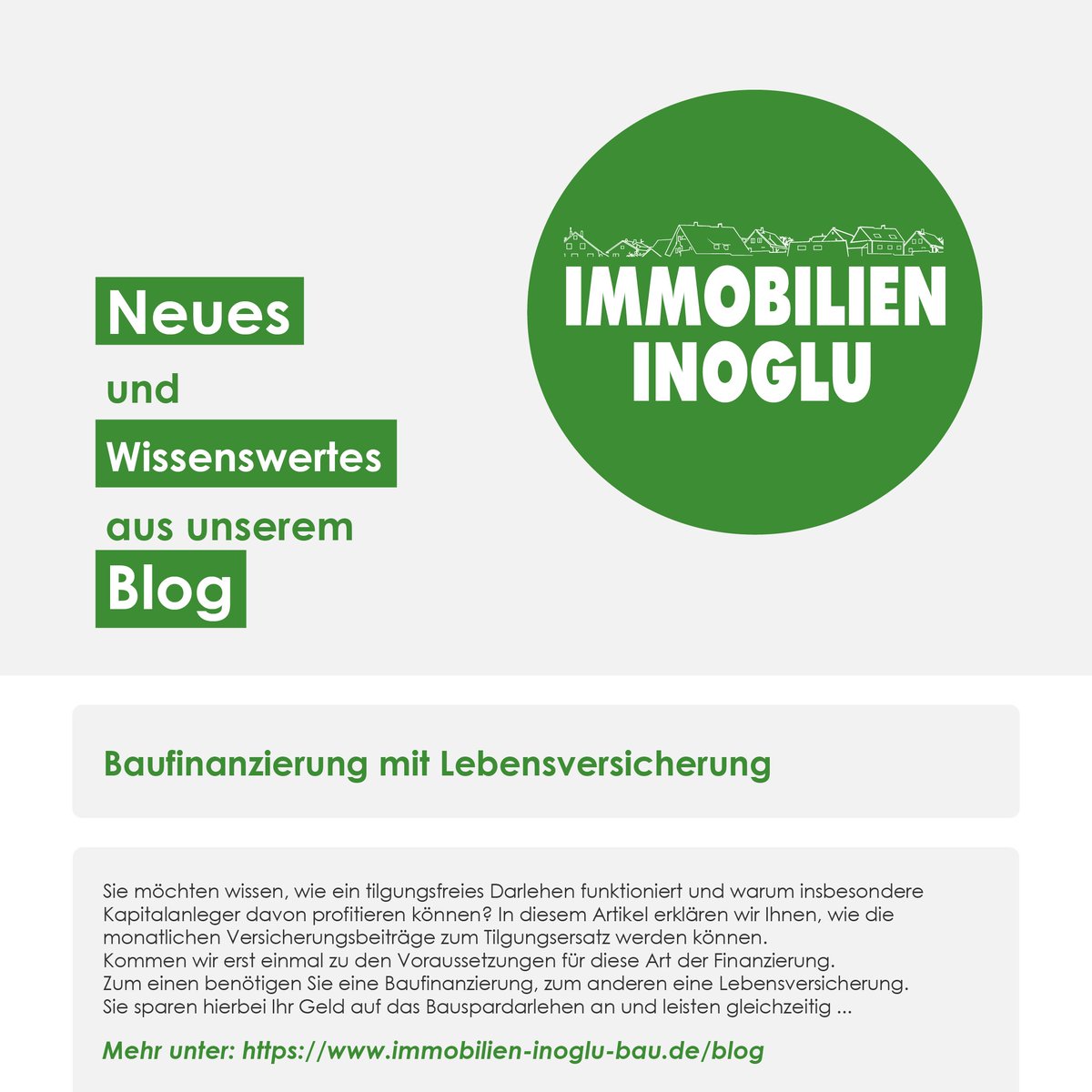 immoinoglu's tweet photo. Ratgeber Finanzierungen: Baufinanzierung mit Lebensversicherung

Details: https://t.co/phtYZUec36

#finanzierung #immobilien #rüsselsheim https://t.co/7nIHHsoOzX