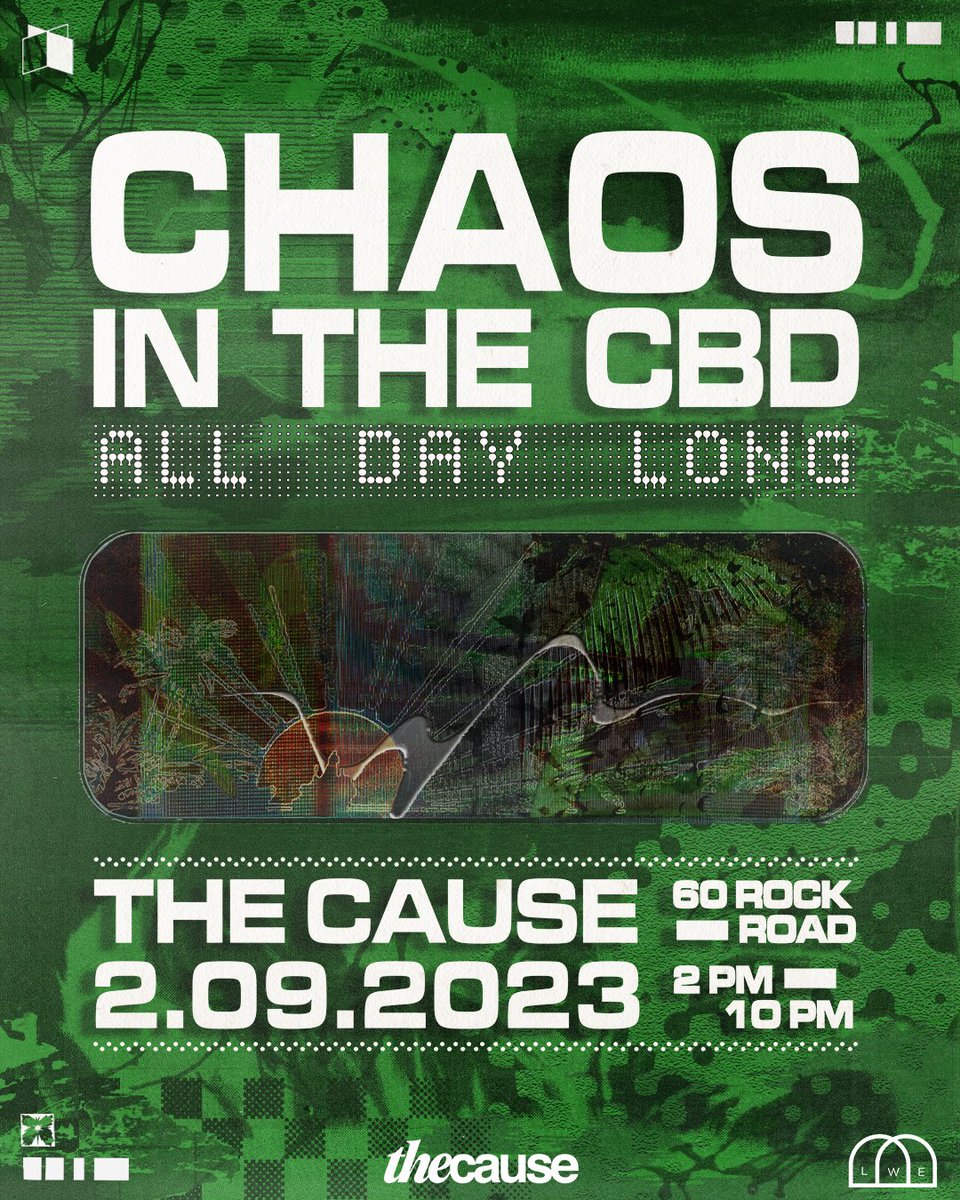 Tickets for All Day Chaos In The CBD are now available. A good chunk of these went on pre-sale yesterday, so move quickly if you're joining us for this special 8 hour set: lwe.events/events/chaos-6…