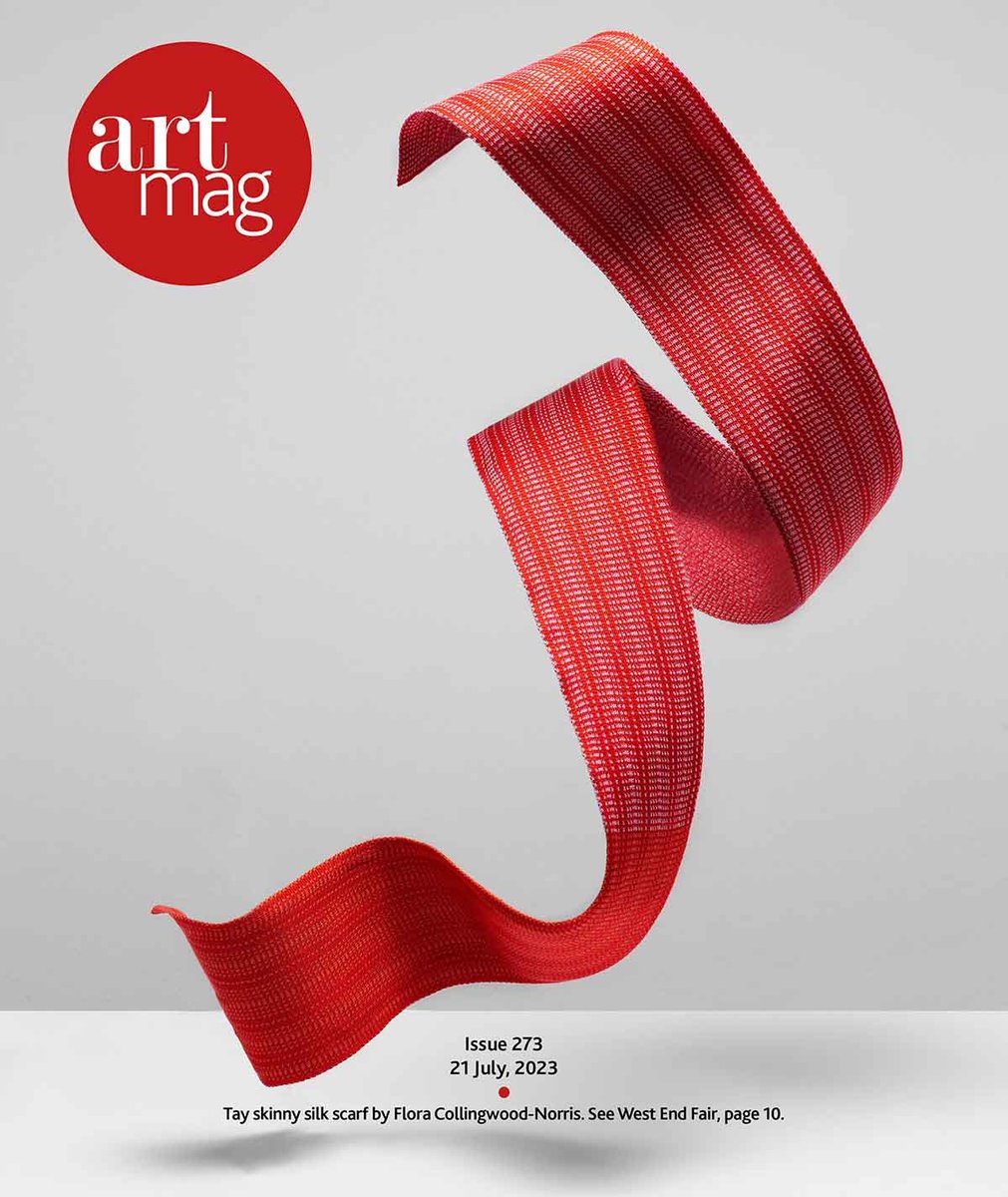 OUT NOW: the new digital edition of ARTMAG has the latest Scottish arts news. View and download it: artmag.co.uk/magazine/artma…
Scarf Flora Collingwood-Norris, Edinburgh <a href="/westendfair/">West End Fair</a>.
#onlinemagazine #digitalmagazine #magazines #magazine #artmagazine #artmagazines #artmaguk #artmags