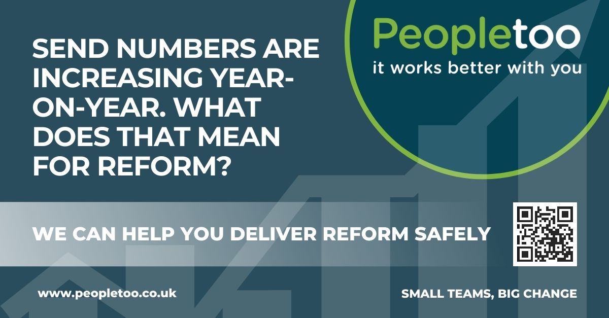 The number of children with #SEND is increasing year on year.

Whilst this is often framed as an increasing number of children with SEND, the truth is local areas are better at identifying additional need. This is a good thing.
