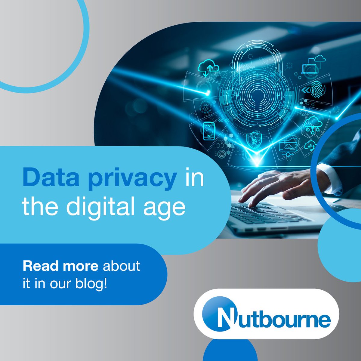 Data privacy is important for SMEs for a variety of reasons, ranging from legal compliance and protecting customer trust, to avoiding reputational damage, and safeguarding sensitive information. Continue reading our latest blog post at this link - nutbourne.com/2023/06/07/dat…