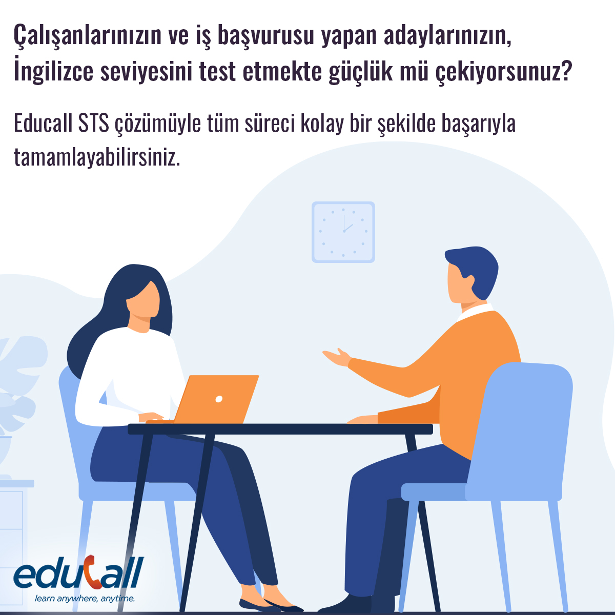 Educall Academy (@educallacademy) on Twitter photo Educall ile çalışanlarınızın ve iş başvurusu yapan adaylarınızın İngilizce seviyesini, STS çözümüyle kolayca öğrenin. 🙋🏼♀️
💬Detaylı bilgi için: info@educall.com.tr adresimize mail atabilirsiniz.
#eduCall #ingilizce #işingilizcesi Educall ile çalışanlarınızın ve iş başvurusu yapan adaylarınızın İngilizce seviyesini, STS çözümüyle kolayca öğrenin. 🙋🏼♀️
💬Detaylı bilgi için: info@educall.com.tr adresimize mail atabilirsiniz.
#eduCall #ingilizce #işingilizcesi