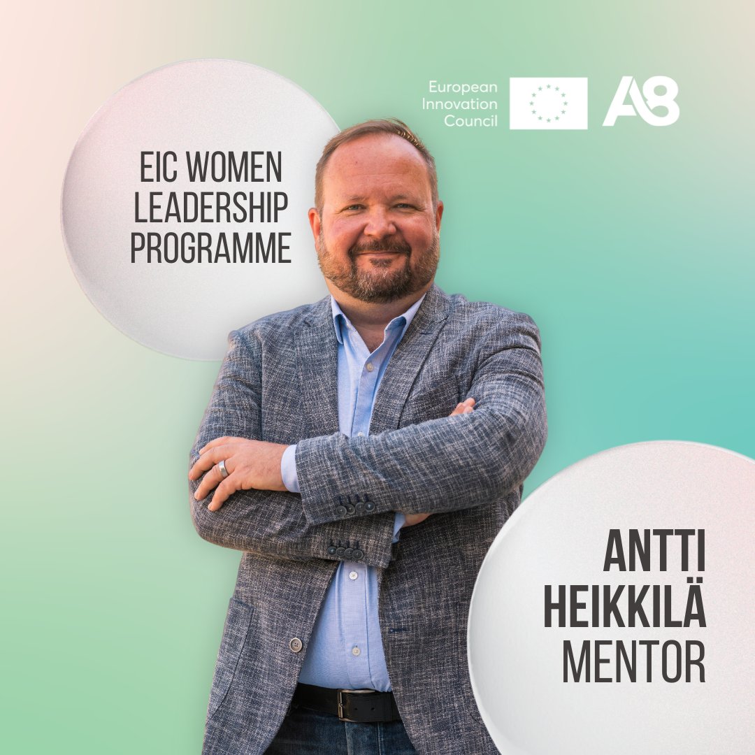 We’re proud to announce that A8 CEO Antti Heikkilä recently completed his participation in the <a href="/EUeic/">European Innovation Council</a> Women Leadership Programme, wherein he took on the role of a mentor 👨‍🏫

Click the link below to learn more about the WLP ⬇

ow.ly/4eNC50PcZKZ

#A8 #EUeic