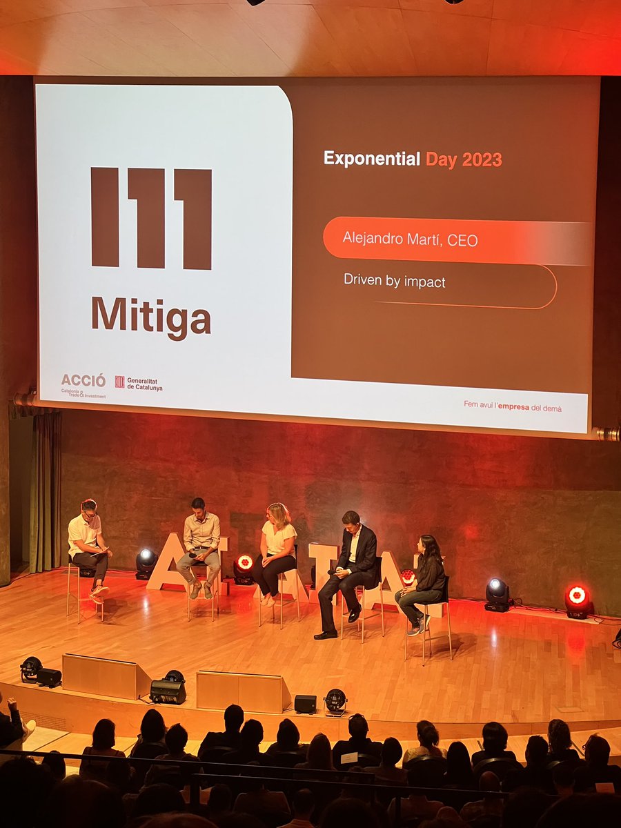 Yesterday, @accio_cat awarded the distinction of 'Catalonia Exponential Leaders' to 10 companies and startups, recognising them as leaders in the field of #DisruptiveInnovation. Mitiga was one of them - a short thread🔽