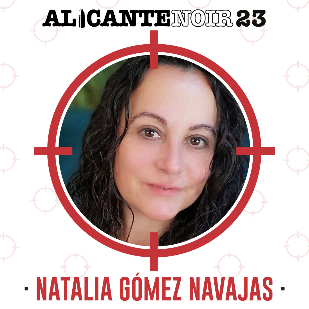 🙌😍Hoy presentamos a nuestra logroñesa Natalia Gómez Navajas (1970). Autora de novela negra y comisaria de Rioja Noir, festival de literatura negra, policíaca y thriller de La Rioja. 📙