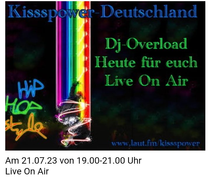 spin.de/chat/open?name… <--— hier geht es zu uns in den Gruppenraum
laut.fm/kissspower <-----hier geht es zum Player
kissspower-deutschland.de/start.php <--— hier geht es zu unserer HP