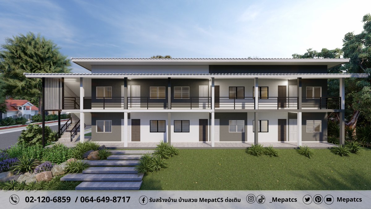 mepatcs's tweet image. ที่มา:facebook.com/MepatCS
#MP-EP8
House style : หอพัก  2 ชั้น สไตล์โมเดิ้ล
📌 ปรึกษาเราได้ที่
☎️TEL : 02 120 6859 / 064 649 8717
#Mepatcs #รับเหมาก่อสร้าง  #บ้านสวย  #หอพักสวย  #แบบหอพัก  #Interior #design #ก่อสร้างบ้าน