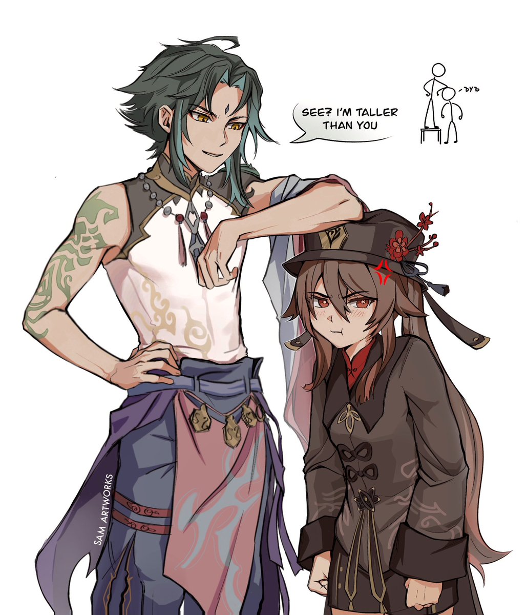 best friends be like 

#Genshinfanart #genshinimpactfanart #genshinimpact #xiao #hutao 
#xiaofanart #hutaofanart