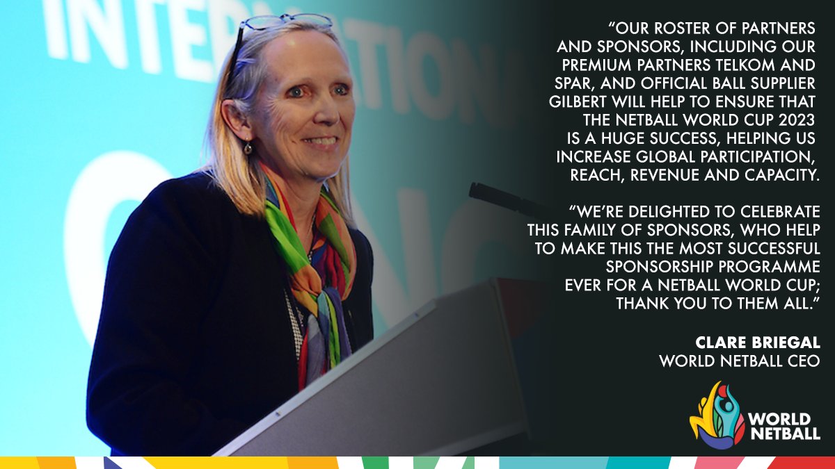The most successful sponsorship programme ever for a <a href="/NetballWorldCup/">Netball World Cup</a> 🙌

With just 7️⃣ days to go until #NWC2023, World Netball &amp; #NWC2023 have today announced a further wave of sponsors &amp; partners that have jumped onboard🙌

More here👇

bit.ly/3K6Td4w

#PutYourHandsUp