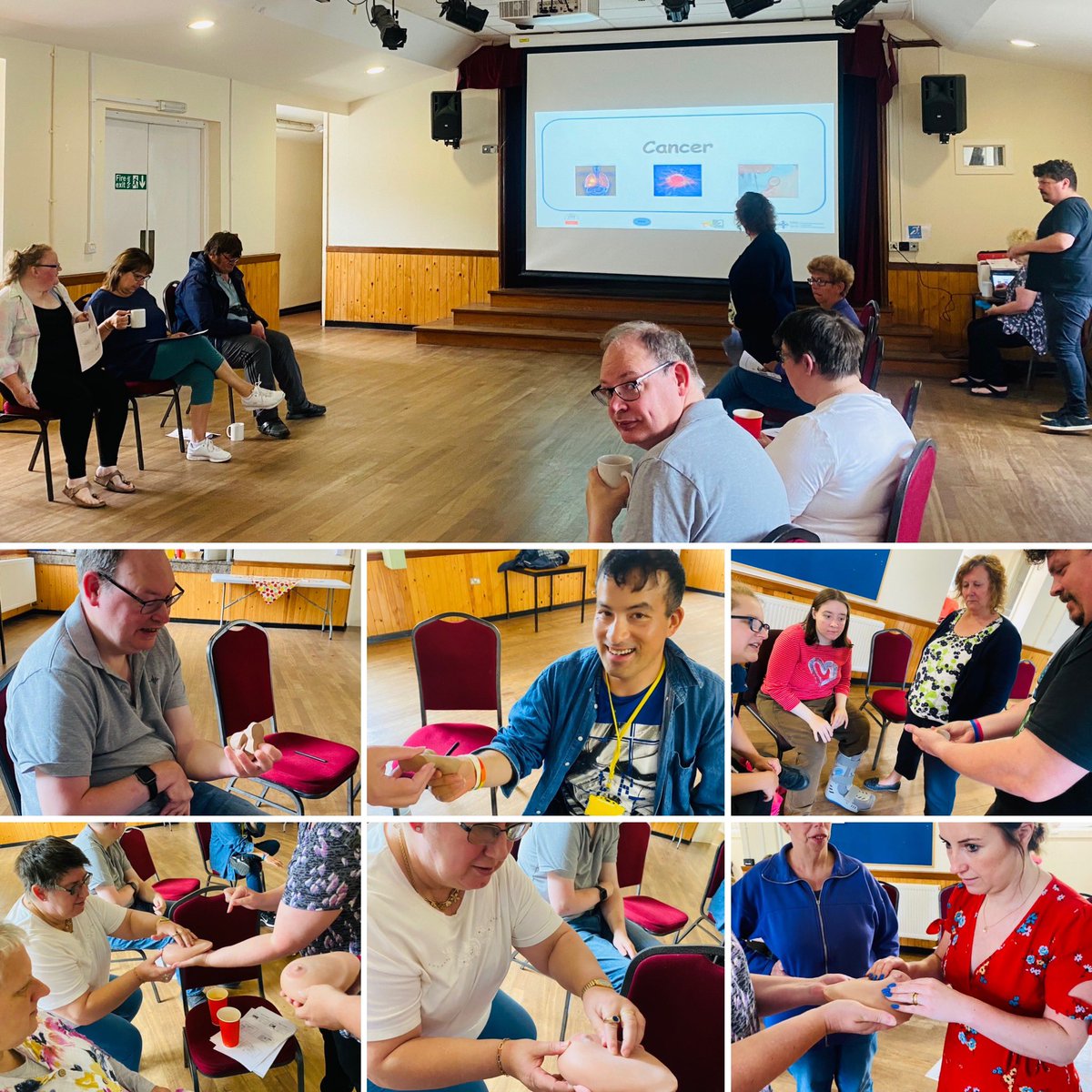 MissALH's tweet photo. A great day of teaching @pembspeople1st The subject was about “Cancer &amp; Screening Programmes”, an emotive and sensitive topic for some, but also important. Please “Check for Changes” and and seek help or advice from your GP if you find anything out of the norm! https://t.co/PAyc69t5pk