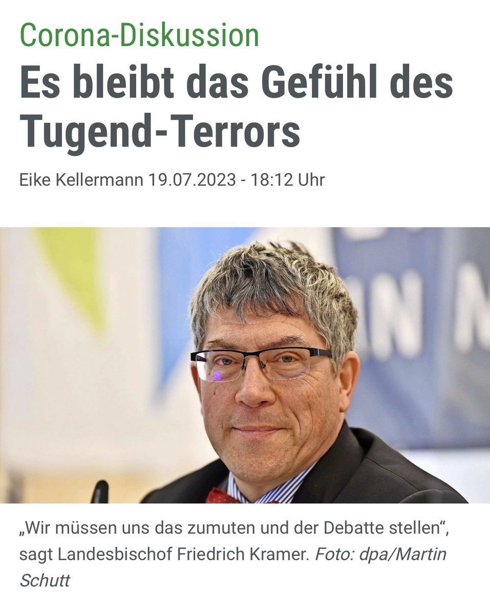 1/ „Die Mahnung lautet: Auch heute dürfen Andersdenkende nicht ausgegrenzt werden.“

Internationale Martin Luther Stiftung, „Kirche und Kultur nach #Corona“:

insuedthueringen.de/inhalt.corona-…