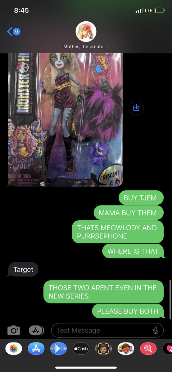 MY MOM FOUND MEOWLODY AND PURRSEPHONE AT TARGET IN CLAWDEEN BOXES??? BRO???
