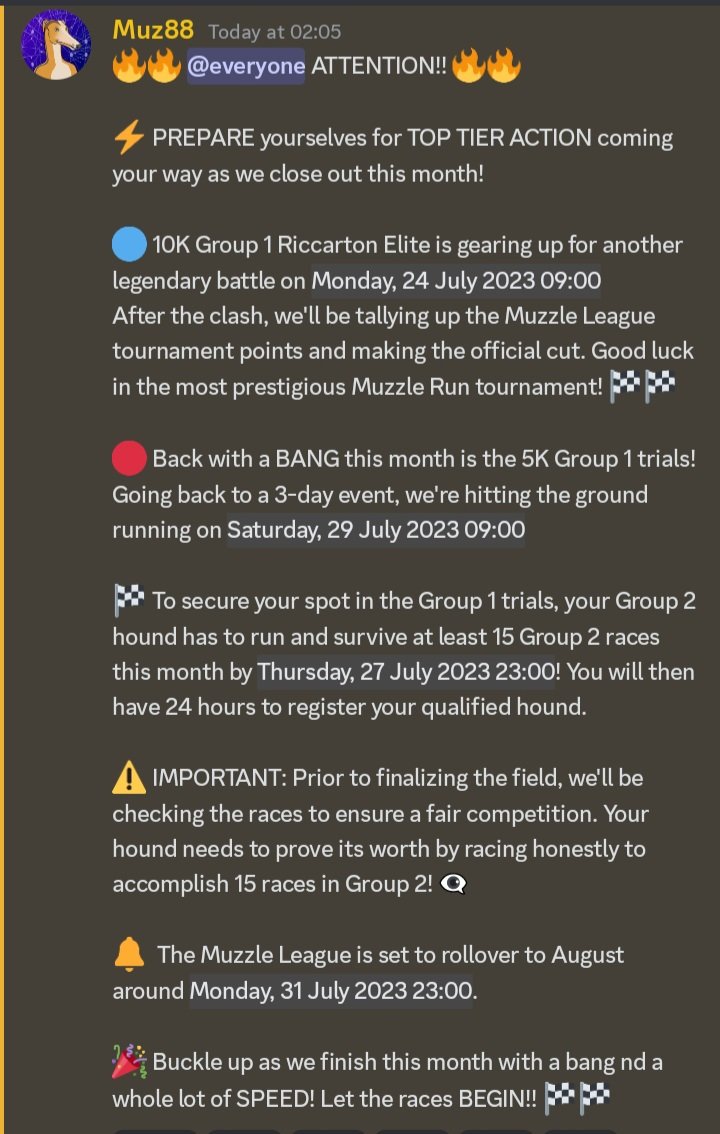 Muzzle TV Live tweet media