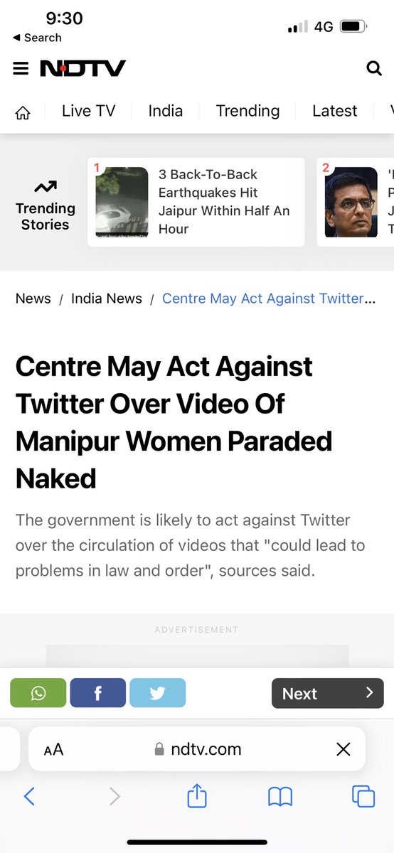 Devaprasad1978's tweet photo. #Manipur  Do we have to thanks #Twitter to allow the Video to be published which was hidden for 3 months or we should take action on them !! https://t.co/GjUeOq9DTZ