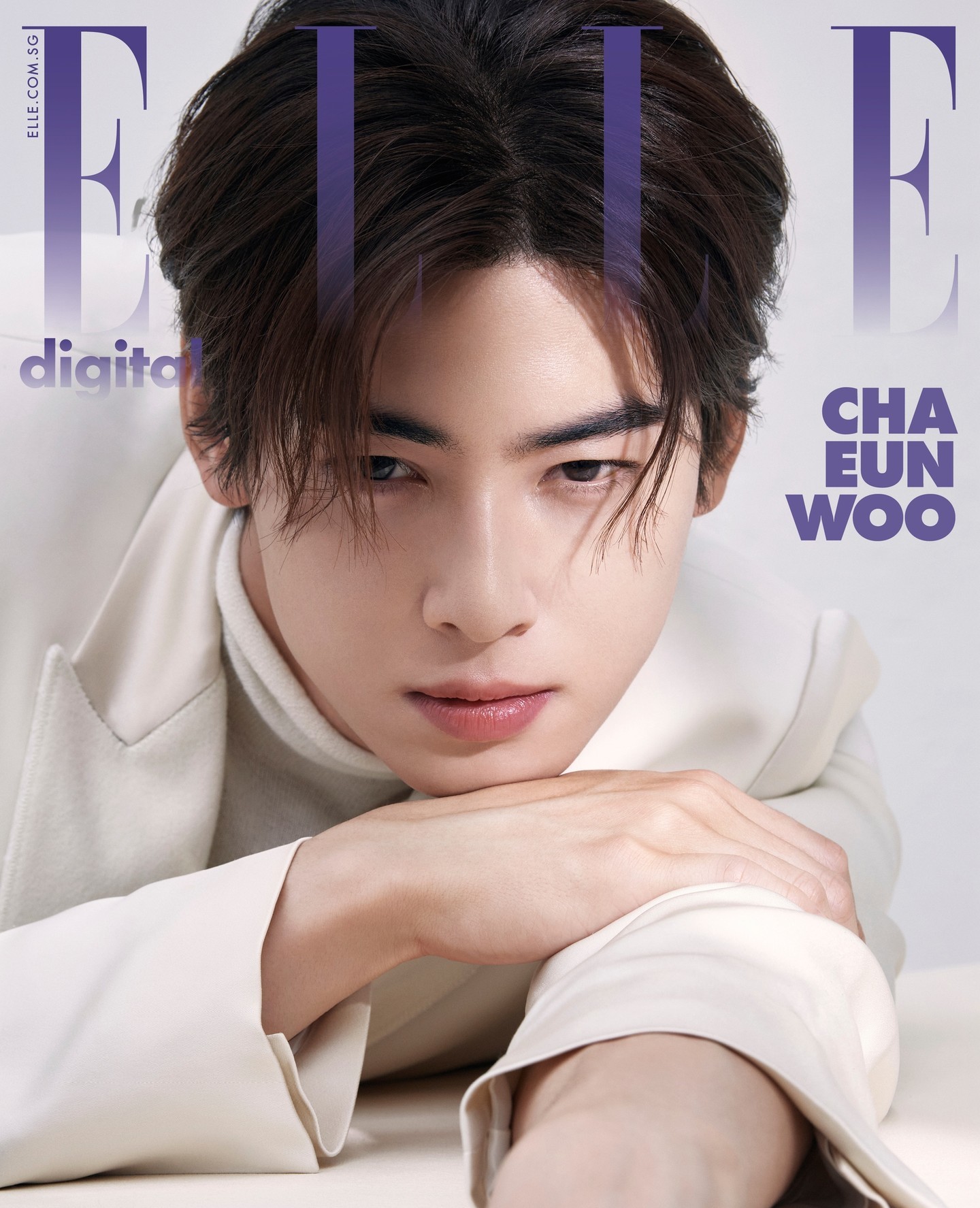 Cha Eun Woo Models Dior for Elle Korea January 2023 Issue