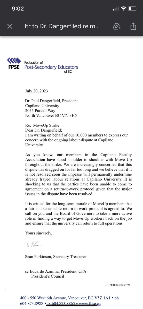 CapUFaculty's tweet photo. July 20 MoveUp members: You have 10,000 Faculty Members who are behind you and are concerned about you! Stay strong resisting this uncaring employer #caut #globalbc #cbcnewsvancouver #cbcnewsbc #thetyee #canadianlabour
#northshorenews #fpse #bcfed https://t.co/mvg7yC1m2F