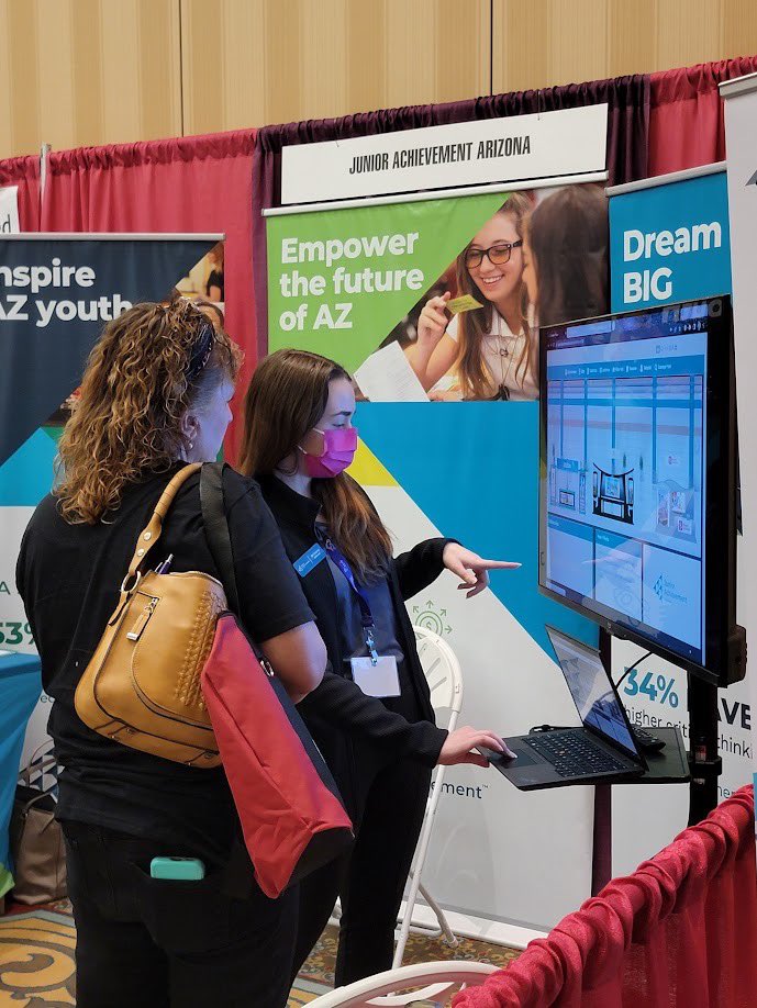 This week the JA Inspire team manned a booth at an educator conference in Tucson and spread the word about our amazing program! We are so proud of the great work they do.