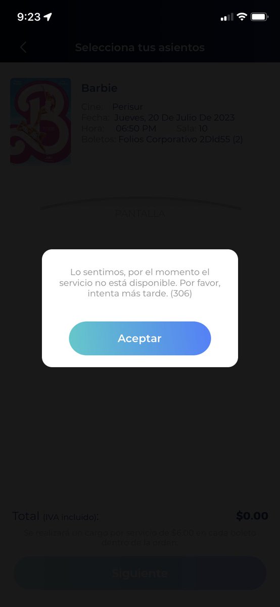 btjose's tweet photo. @Cinepolis me pueden ayudar? No puedo comprar boletos ni en su app ni pagina en diferentes dispositivos … https://t.co/rMpa3JGEcC