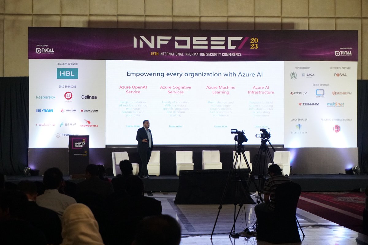 OfficialMPPL's tweet photo. #MultinetPakistan took center stage as a #SilverSponsor at the #InfoSecConference in #Karachi. The event was the ultimate congregation of infoSec professionals, experts & specialists, & we were right there, proudly playing our part.
#Lahore #Islamabad https://t.co/VCQhVUKbkW