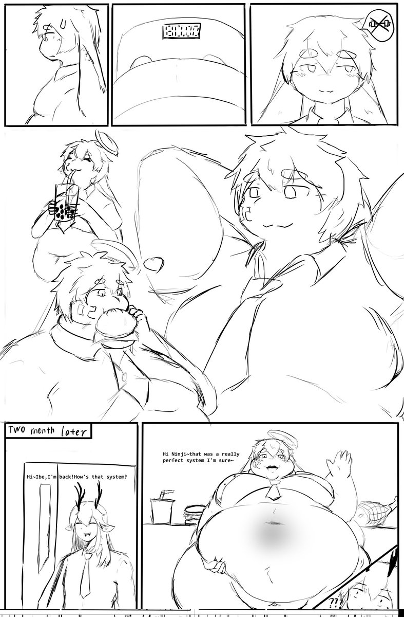 A new system was update for the better tasty food ,is it a  wrong choice? 一个新的系统被上传了，它可以使做出来的食物更加的美味，但是，那是否是一个错误的选择呢？给 @pJRifdqfkpAyDfv 的赠图，希望你喜欢这个胖胖的你~