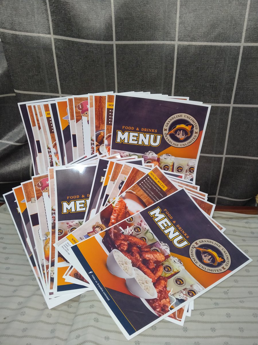 copycutprint's tweet photo. Food Menu
Paper used: Glossy Photopaper 230gsm and laminated 250 mic (makapal)
#print #printingservices #copycut https://t.co/2XvwQSGqv7