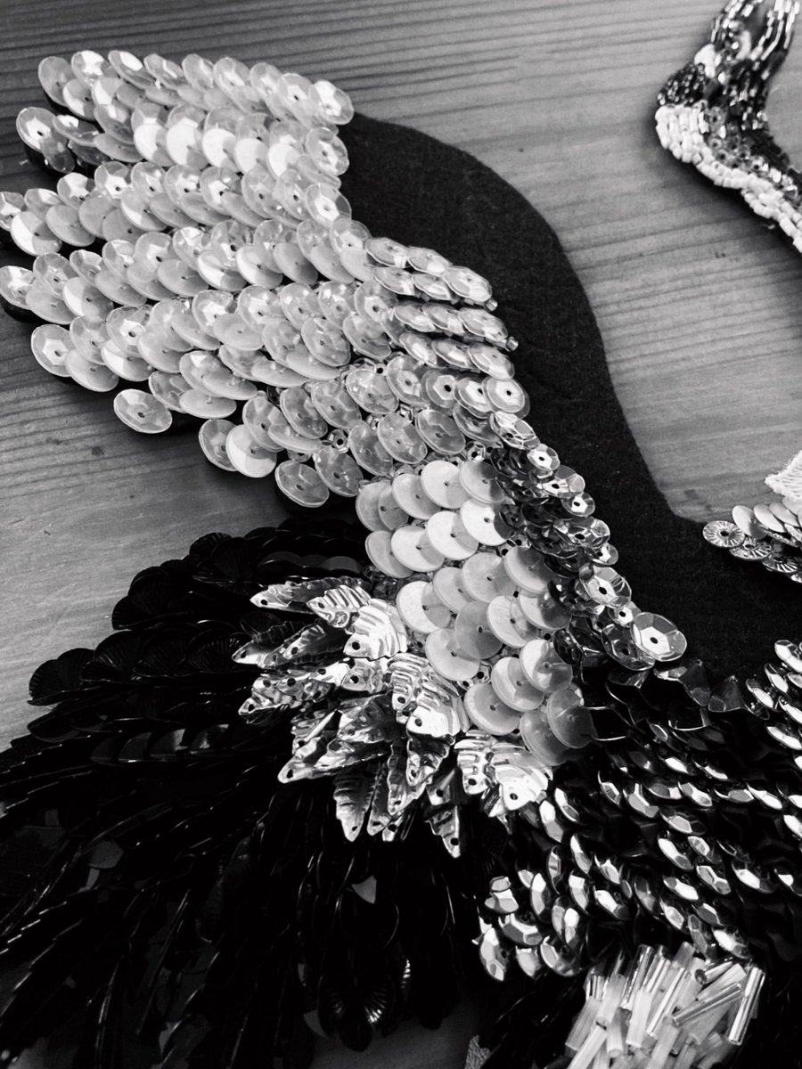 at___ld's tweet photo. のこり43日
#tokyofashionlink2023 
#costume #handembroidery https://t.co/5sZhwvN5zT