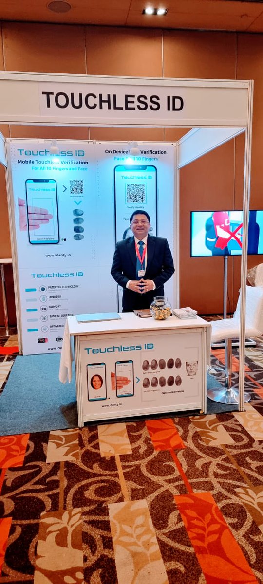 Touchless_ID's tweet image. Meet  Biometrics - Identity expert and Keynote Speaker #Antonyvendhan, Director/Co-Founder  @Touchless_ID on 21st June 2023 at Digital Transformation Via Open Public Stacks - Le Meridien, Delhi #technology #india