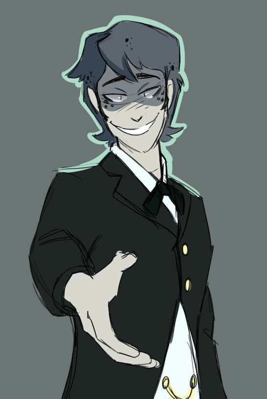 Quick sketch of <a href="/ClockworkWillow/">CRUB</a> oc Ophid :3 just a Lil guy