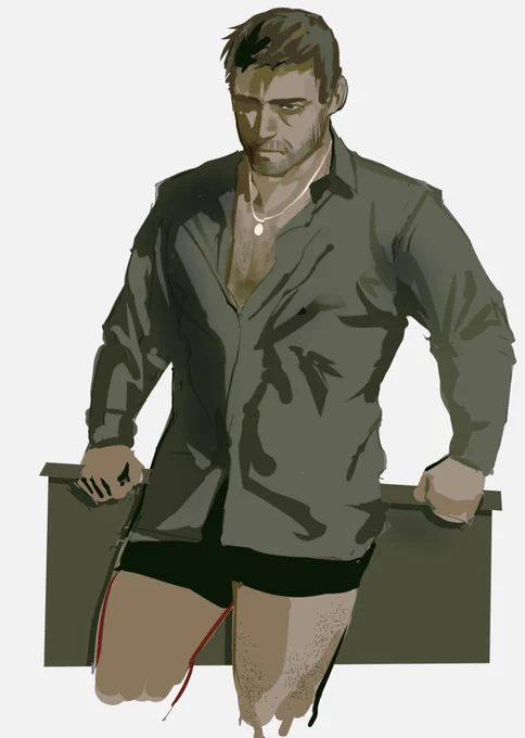 cough.. doodle... #REBHFun #ChrisRedfield
