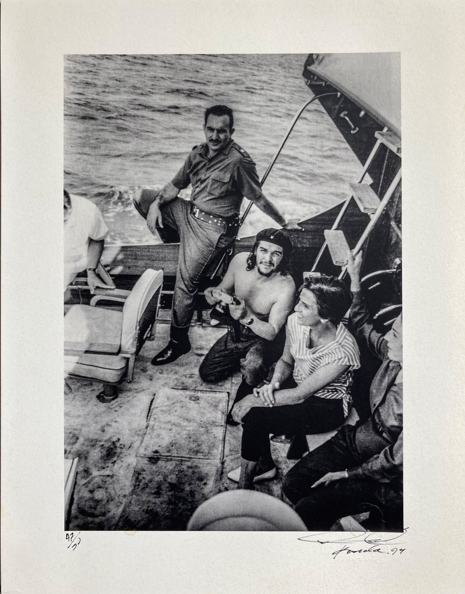 martianmarxist's tweet photo. In 1960 when the U.S. government broke off relations with Cuba they warned the highest profile American living in Cuba, novelist Ernest Hemingway, that he had to denouce the country. 

Instead he invited Fidel Castro and Che Guevara to his annual fishing tournament https://t.co/osOTNqdtQC