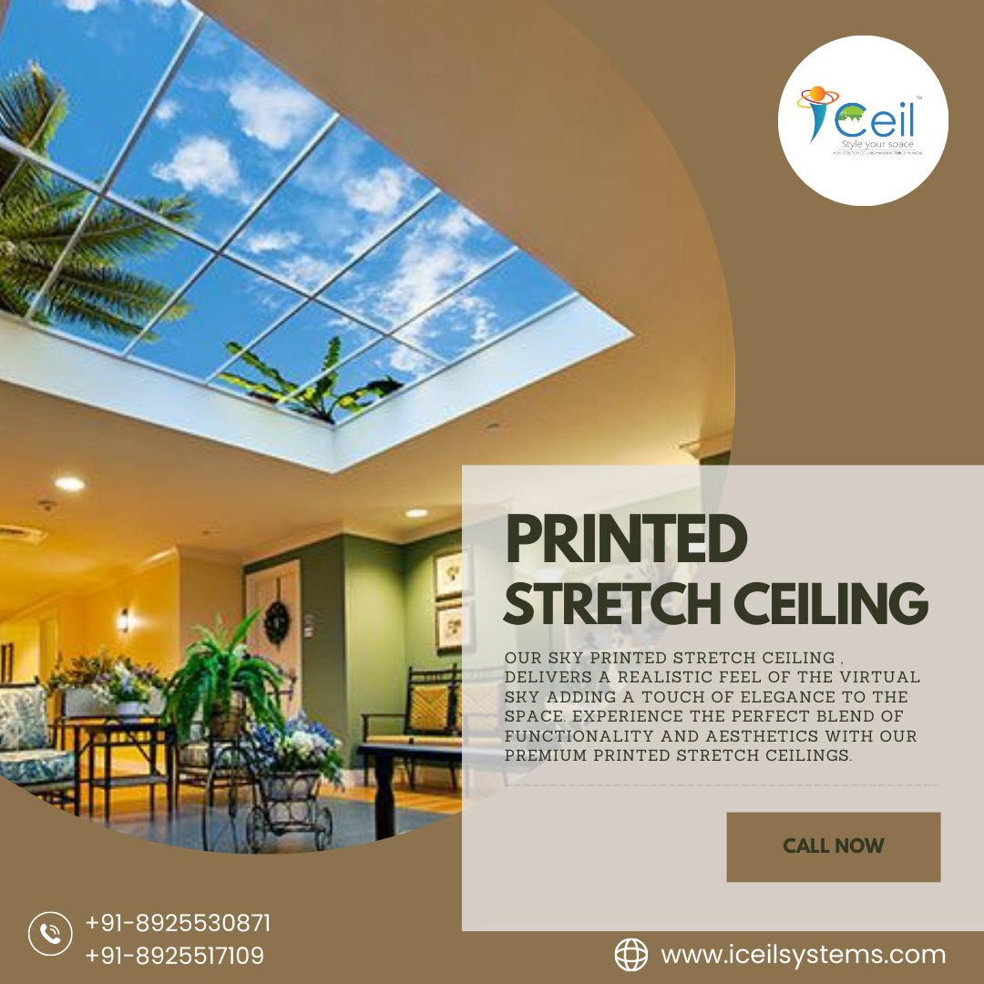iceilsys's tweet image. Our Sky Printed Stretch Ceiling , delivers a realistic feel of the virtual sky adding a touch of elegance to the space. Experience the perfect blend of functionality and aesthetics with our premium printed stretch ceilings - iceilsystems.com
#stretchceiling #printedceiling