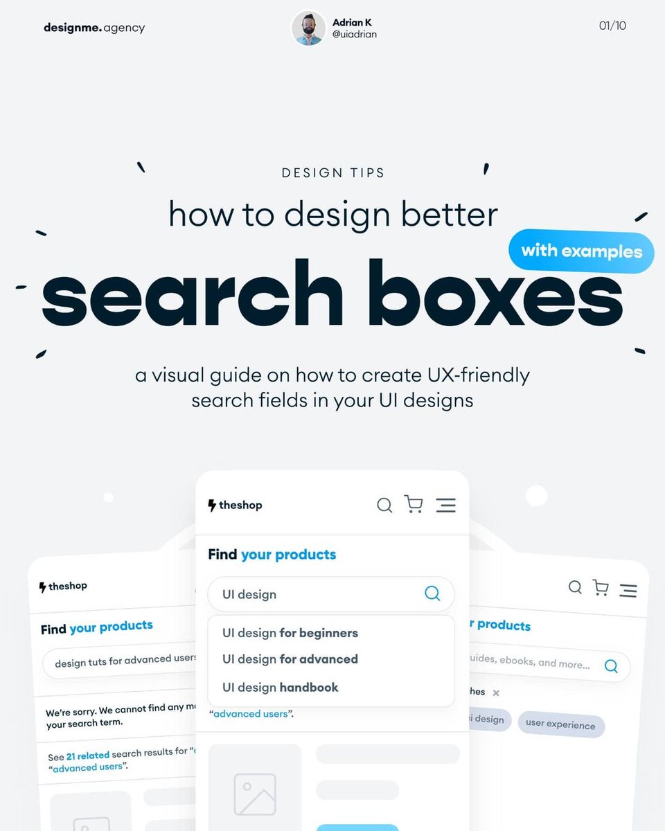 How to design better search boxes ✨
