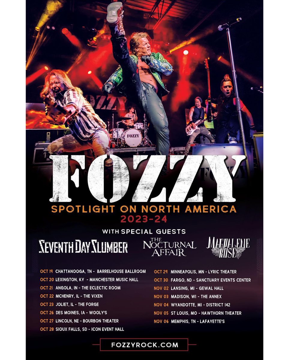 Kateelynj's tweet photo. I saw @FOZZYROCK (@IAmJericho) once when I was 15 at the STL FuBar May 25, 2017 &amp; again when I was 17 at the STL Delmar Hall Sept 12, 2018.. &amp; NOW i’m POSSIBLY seeing them again at the age of 22 at the STL Hawthorn Theater 🤪 https://t.co/M4dDTHwRVc