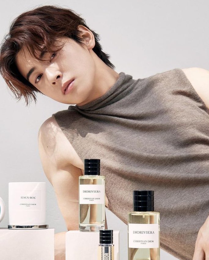 cha eun woo dior perfume