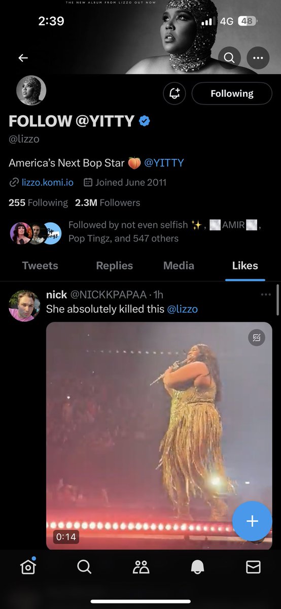 Omg @lizzo I fkn love u https://t.co/4pYEgvrLOc