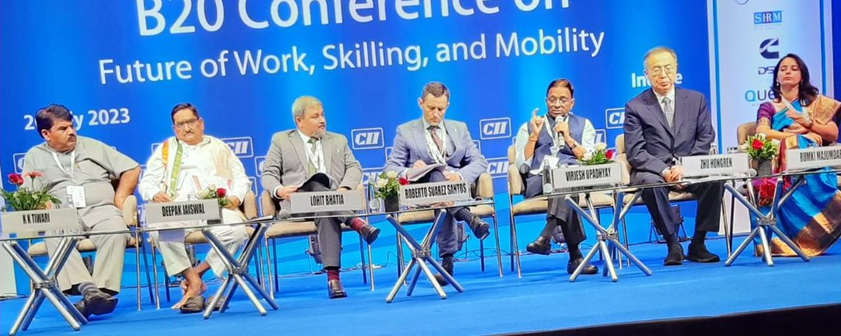 Chairperson DTNBWED (@cpdtnbwed) on Twitter photo Industry can't limit its responsibility to the on-roll workers in its factory premises, they are making profit from the work of raw material producer to delivery & service person, CSR funds should be used first for their social security before anything: <a href="/virjeshupadhyay/">Virjesh Upadhyay</a> <a href="/g20org/">G20 South Africa</a> Industry can't limit its responsibility to the on-roll workers in its factory premises, they are making profit from the work of raw material producer to delivery & service person, CSR funds should be used first for their social security before anything: <a href="/virjeshupadhyay/">Virjesh Upadhyay</a> <a href="/g20org/">G20 South Africa</a>