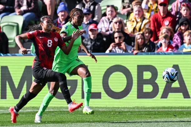 uch3_D_Fanatik's tweet photo. Super Falcons last 3 against Canada at the #FIFAWWC 

— 3-3 Draw (1995 WWC) 
— 1-0 Win (2011 WWC) 
— 0-0 Draw (#WWC2023 ) 

Nigeria are now unbeaten against them in 3 games 

#SoarSuperFalcons https://t.co/aOfj1Jk243