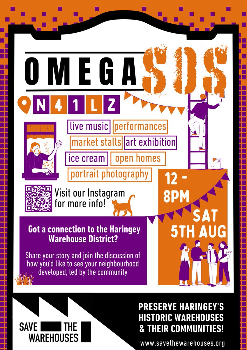 Save the Warehouses in Haringey is running a community consultation/creative day on 5 Aug