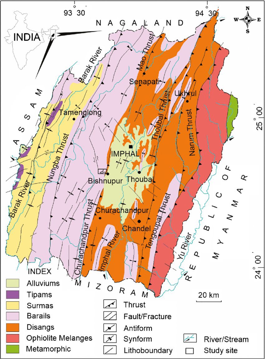 DrDatta01's tweet photo. Surveys by GSI (Geological Survey of India) in #Manipur has reported finding of Nickel, copper and Platinum Group Elements ( PGE )/Platinum Group Metals apart from Malachite, Azurite and Magnetite.

This lies under the earth strata of the hills which is the home to tribals for 1000s of years.

89% of the land in #Manipur are hills. The precious minerals are in that territory. This is the home of the tribals.

Well known private companies with close links to the ruling party are interested in getting mining rights. The hill inhabitants would have to helplessly watch the hill and mountain tops being sliced off and monstrous mining equipments tear into it's belly and pull out their booty...

The #BJP Government in its wisdom and strategy decided to award the #Meitei community with Scheduled Tribes status. (Remember the erstwhile Kings of Manipur can me from this community)

Once #Meitei gain the ST status, they can easily occupy the hill estates. This then can be sold to the mining companies at huge profits. This could have become very lucrative for the valley people.

Of course #Kuki do not like this.

In most parts of the world, the precious metals and minerals are found in forest land. The aborigines are pushed out forcibly. With improper compensation.

Their fault - That they were born tribals.

A very peaceful and harmonious #Manipur society has become a battlefield within the past 1 year.

The fracture in social fabric has caused thousands to lose their homes, hundreds lost lives and women raped.

Somewhere deep beneath the ethnic violence that we see, is yet another untold story of precious metals, minerals, Mining lobby, political benefits.

Compiled by @Paul_Koshy