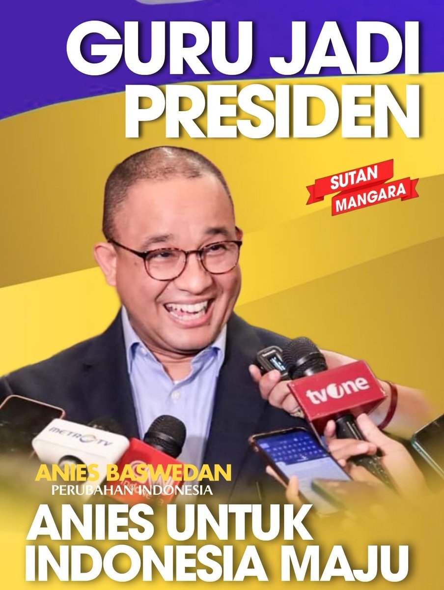 sutanmangara's tweet photo. GURU JADI PRESIDEN !! https://t.co/YWJHqpOelG