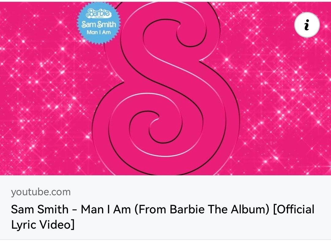 SamSmithPL's tweet photo. https://t.co/QIUvsw5aj7
Man I am
@samsmith 💗 #Barbie https://t.co/EMtfWncnHZ